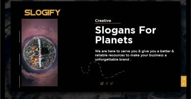 slogans for planets
